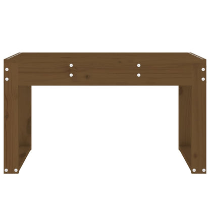 Garden Bench | Honey Brown | Solid Pine Wood | Medium | Durable