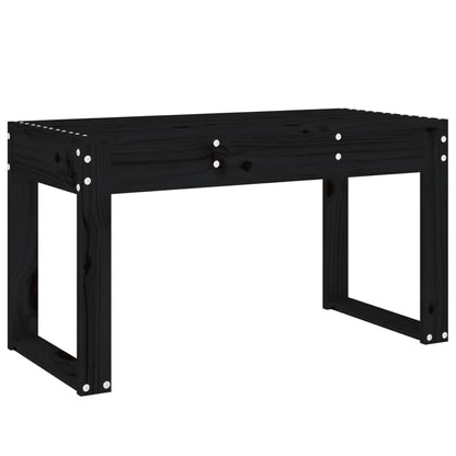 Garden Bench | Black | Solid Pine Wood | Standard | Durable