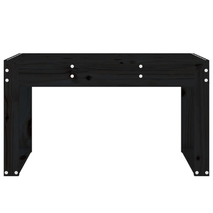 Garden Bench | Black | Solid Pine Wood | Standard | Durable