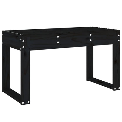 Garden Bench | Black | Solid Pine Wood | Standard | Durable