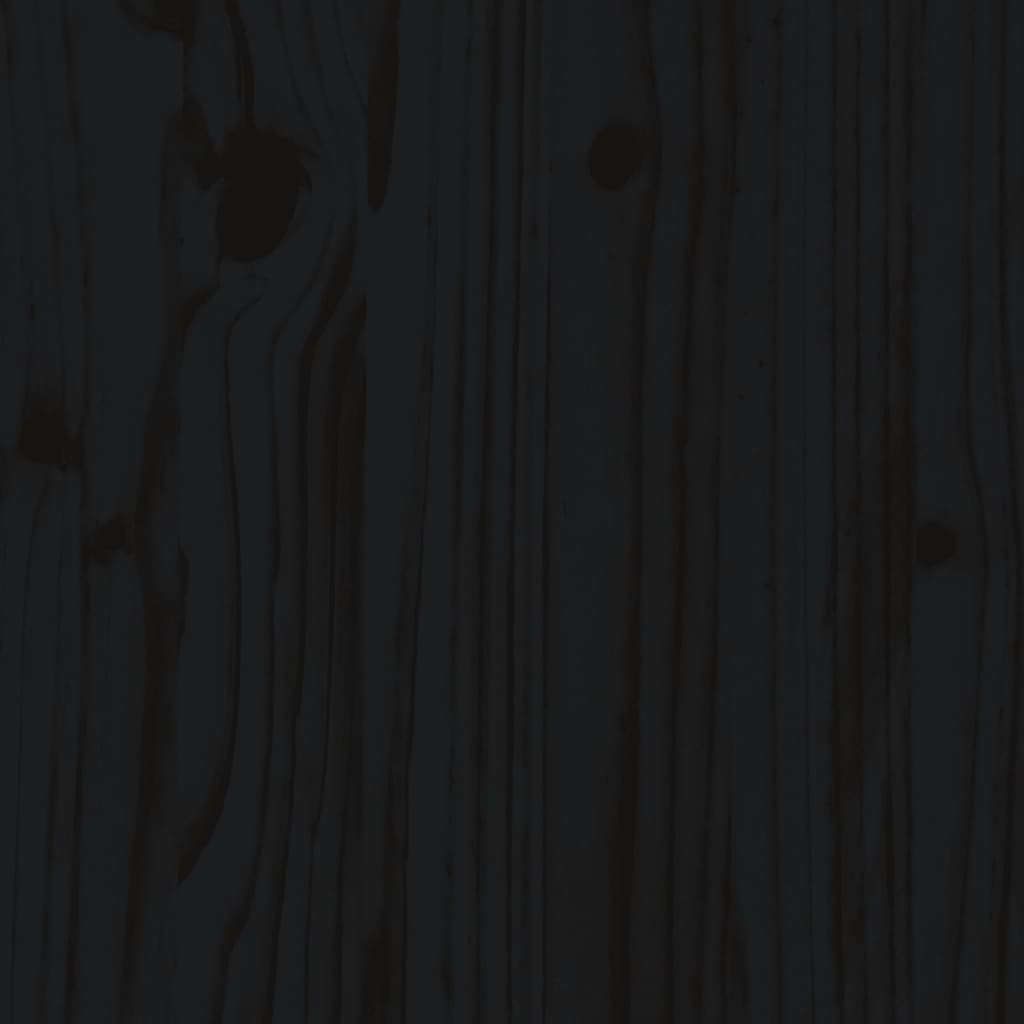 Garden Bench | Black | Solid Pine Wood | Standard | Durable