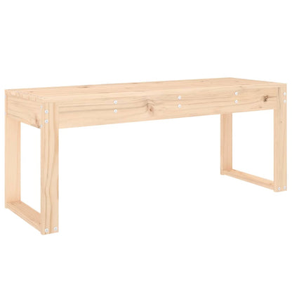 Garden Bench | Natural Pine | Solid pine wood | Medium | Durable