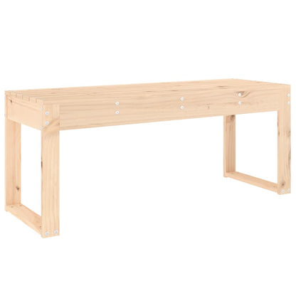 Garden Bench | Natural Pine | Solid pine wood | Medium | Durable