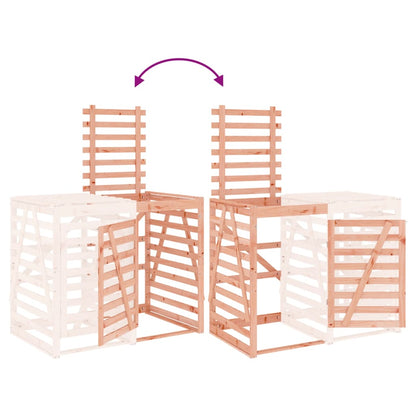 Wheelie Bin Storage Extension Solid Wood Douglas