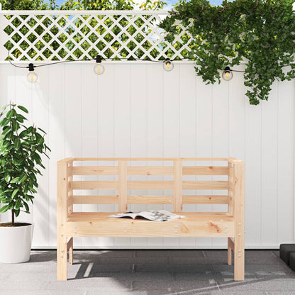 Garden Bench | Natural Wood | Solid pine wood | Standard | Durable