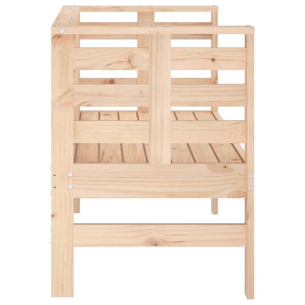 Garden Bench | Natural Wood | Solid pine wood | Standard | Durable