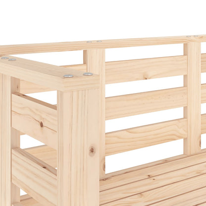 Garden Bench | Natural Wood | Solid pine wood | Standard | Durable