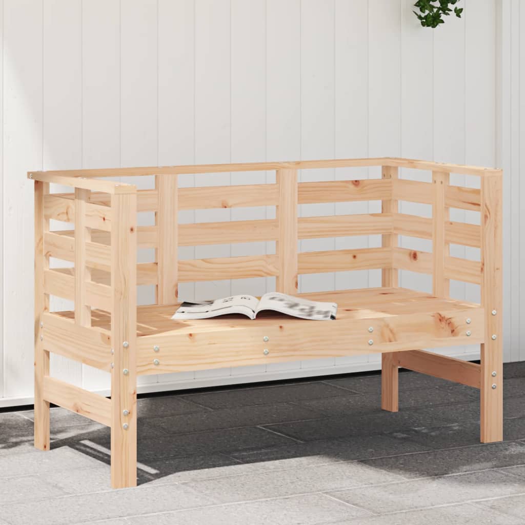 Garden Bench | Natural Wood | Solid pine wood | Standard | Durable