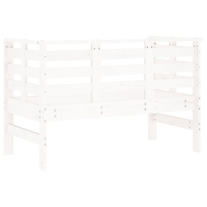 Garden Bench | White | Solid pine wood | 111.5 x 53 x 71 cm | Durable