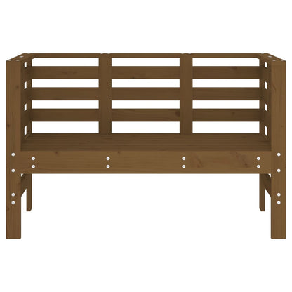Garden Bench | Honey brown | Solid pine wood | Standard |  Tough