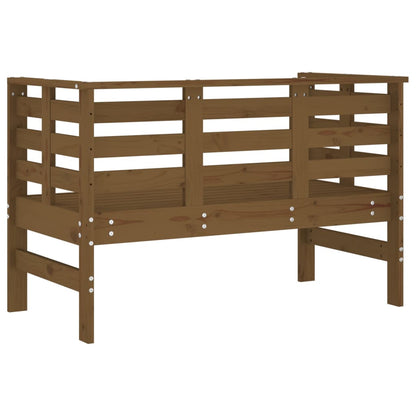 Garden Bench | Honey brown | Solid pine wood | Standard |  Tough