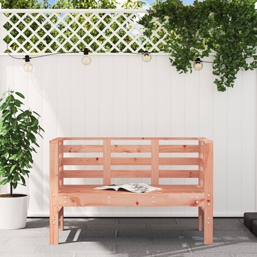 Garden Bench | Natural Wood | Solid Douglas wood | 2-seater | Durable