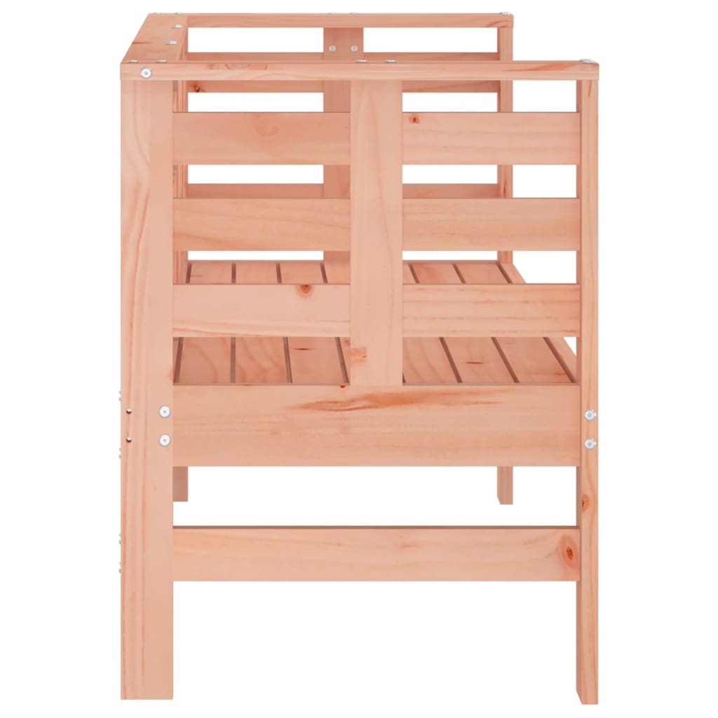 Garden Bench | Natural Wood | Solid Douglas wood | 2-seater | Durable