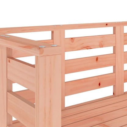 Garden Bench | Natural Wood | Solid Douglas wood | 2-seater | Durable