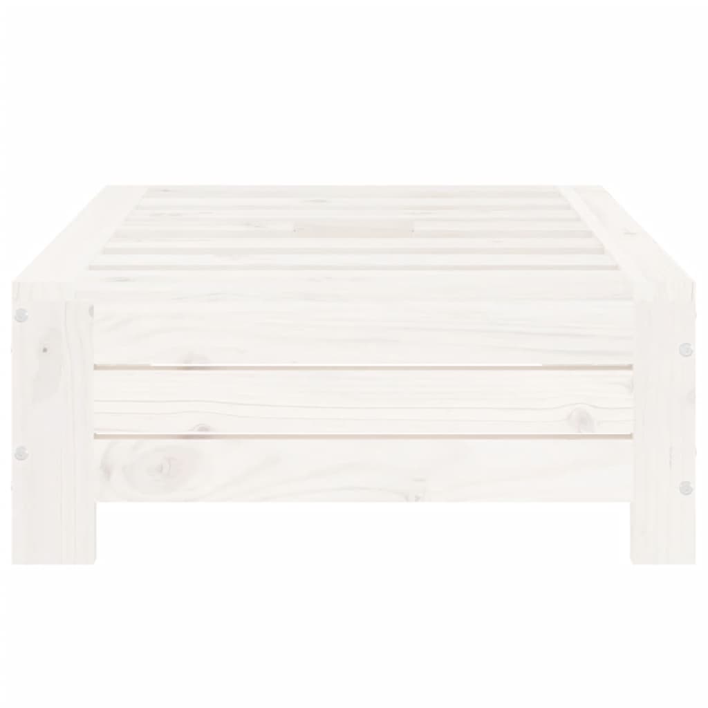 Parasol Base Cover White Solid Wood Pine