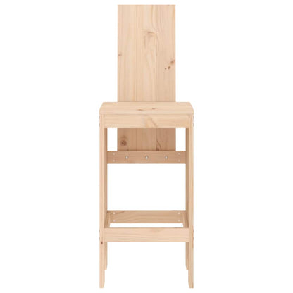 Bar Stools 2 pcs 40x42x120 cm Solid Wood Pine