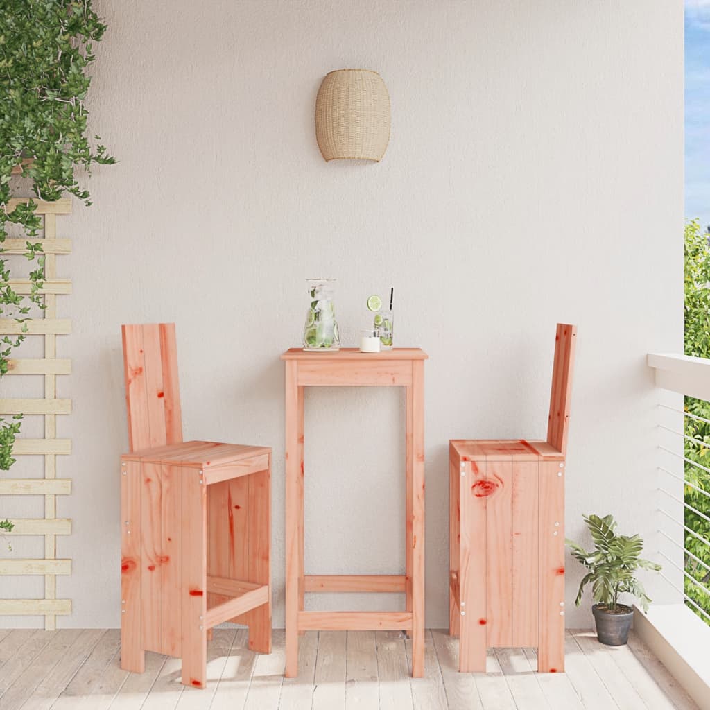 Bar Stools 2 pcs 40x42x120 cm Solid Wood Douglas