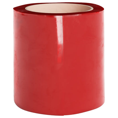 Door Curtain Red 200 mmx1.6 mm 10 m PVC