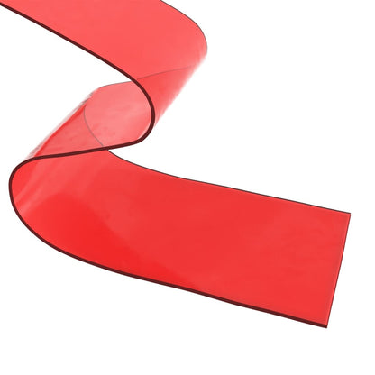 Door Curtain Red 200 mmx1.6 mm 10 m PVC
