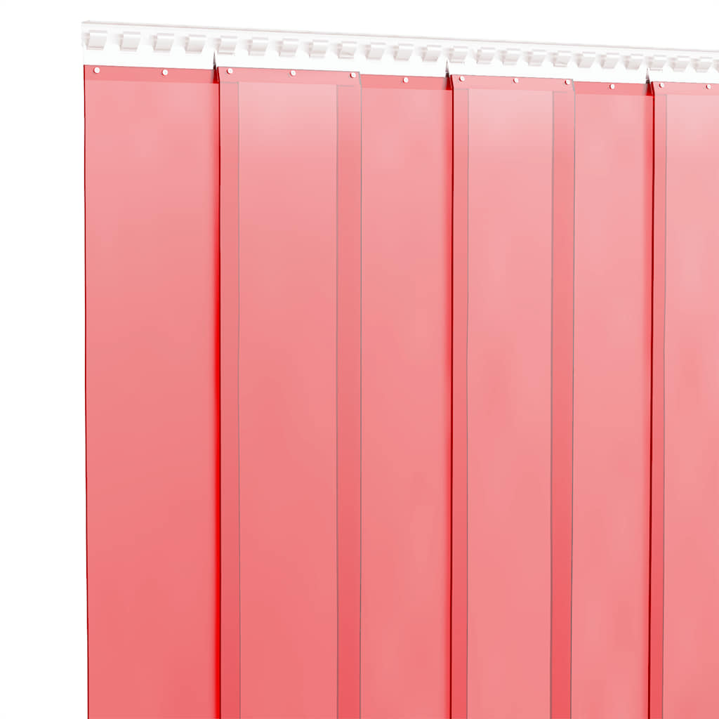 Door Curtain Red 200 mmx1,6 mm 25 m PVC