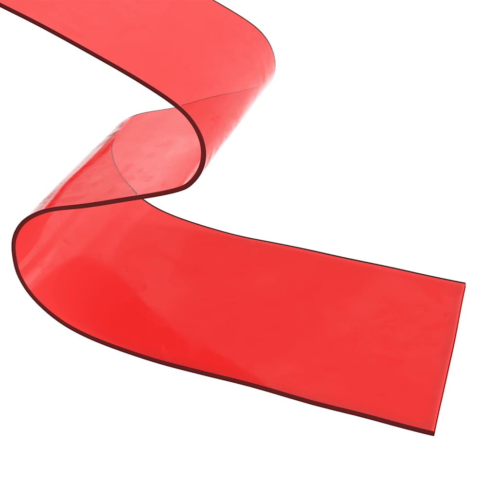 Door Curtain Red 200 mmx1,6 mm 25 m PVC