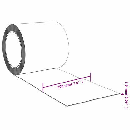 Door Curtain Red 200 mmx1,6 mm 25 m PVC