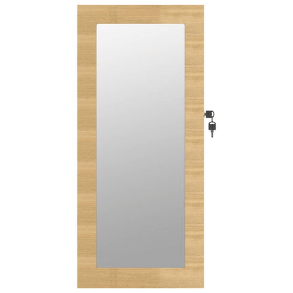 Mirror Jewellery Cabinet Wall Mounted 30x8.5x67 cm