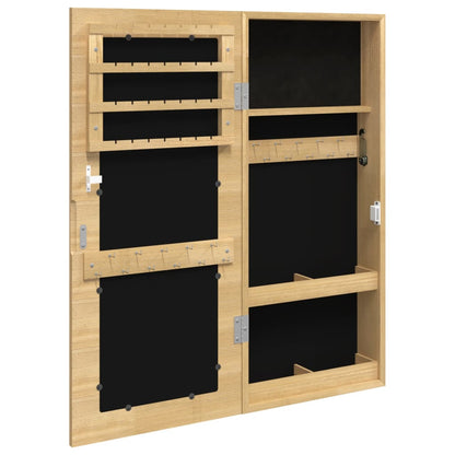Mirror Jewellery Cabinet Wall Mounted 30x8,5x67 cm