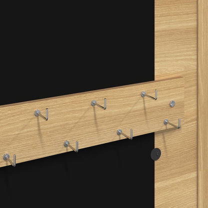 Mirror Jewellery Cabinet Wall Mounted 30x8,5x67 cm