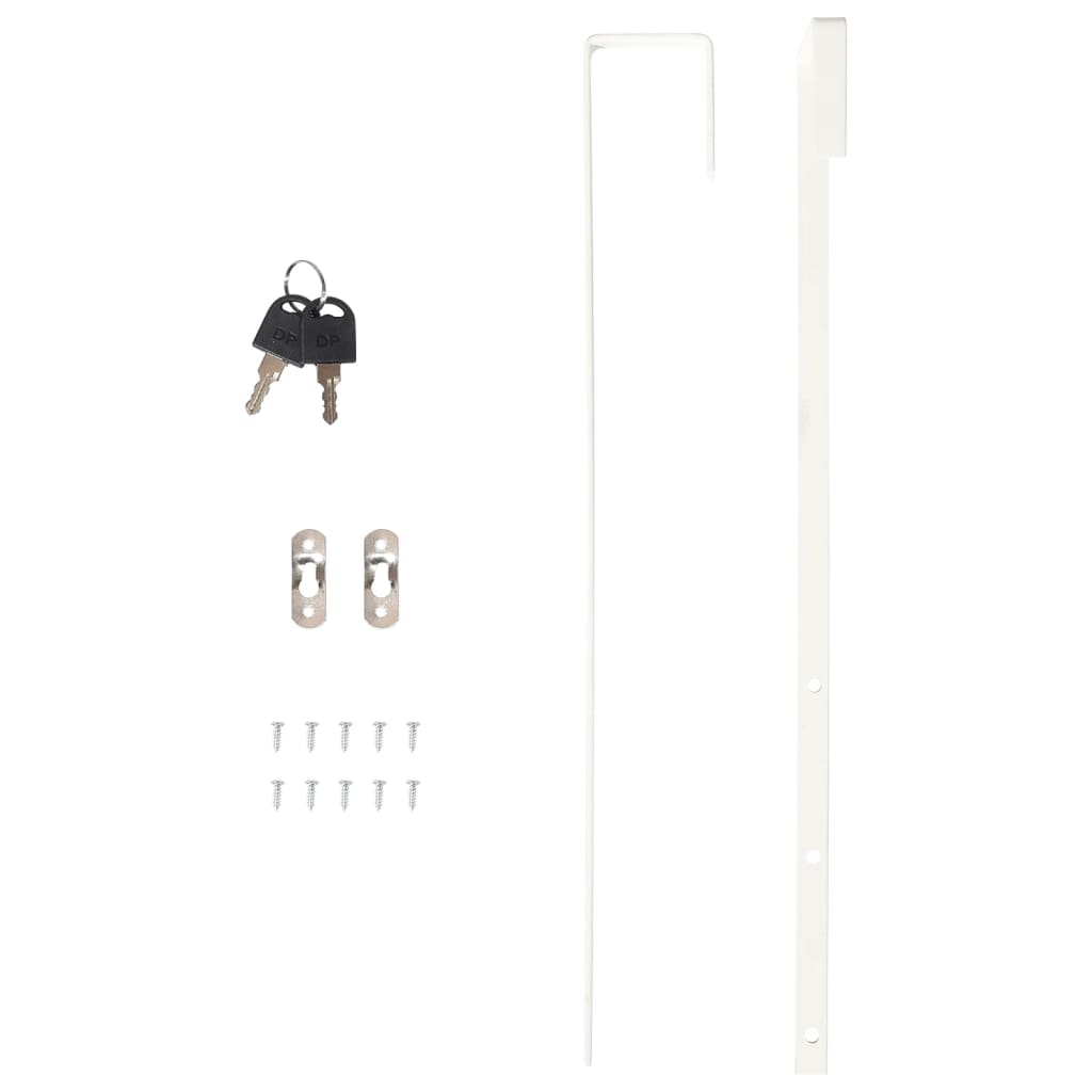 Mirror Jewellery Cabinet Wall Mounted Black 30x8,5x90 cm