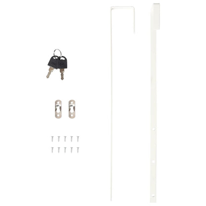Mirror Jewellery Cabinet Wall Mounted Black 30x8,5x90 cm