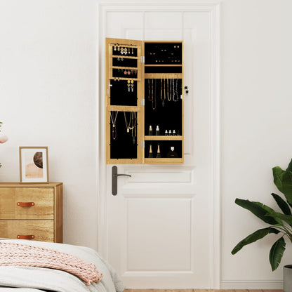 Mirror Jewellery Cabinet Wall Mounted 30x8,5x90 cm