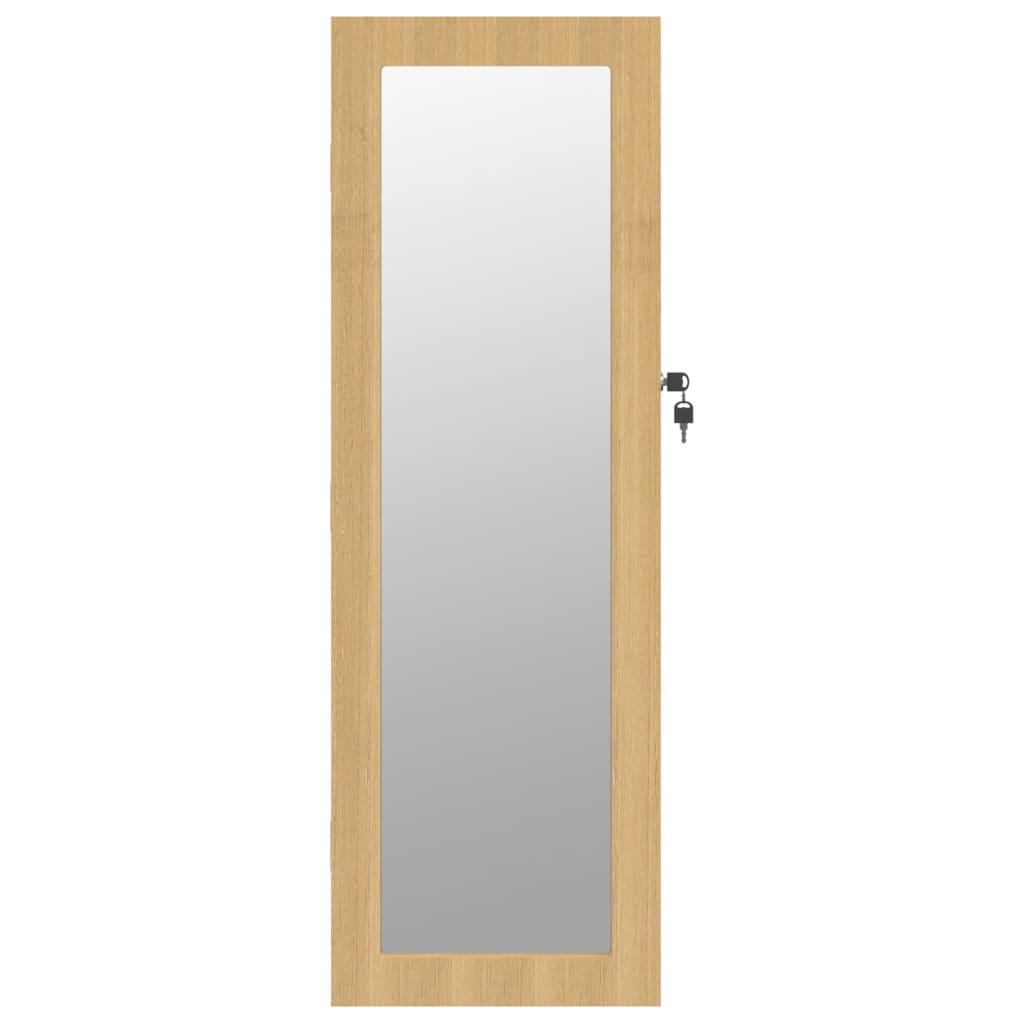 Mirror Jewellery Cabinet Wall Mounted 30x8,5x90 cm