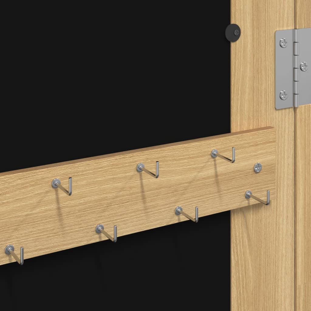 Mirror Jewellery Cabinet Wall Mounted 30x8,5x90 cm