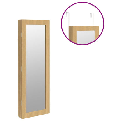 Mirror Jewellery Cabinet Wall Mounted 30x8,5x90 cm