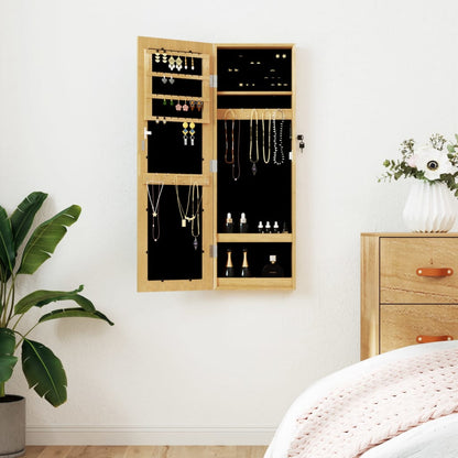Mirror Jewellery Cabinet Wall Mounted 30x8,5x90 cm