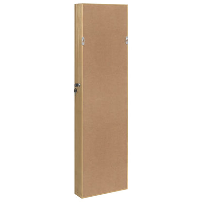 Mirror Jewellery Cabinet Wall Mounted 30x8.5x106 cm