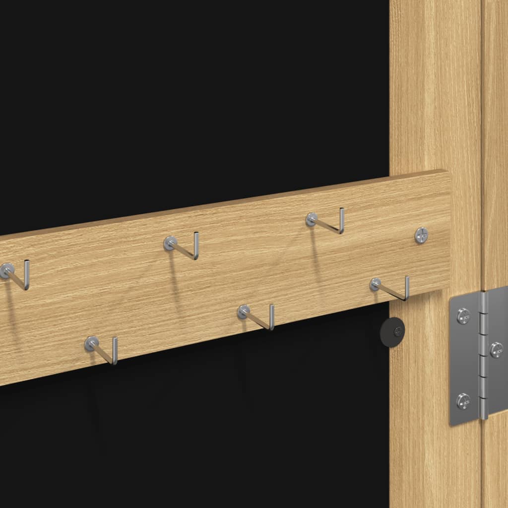 Mirror Jewellery Cabinet Wall Mounted 30x8,5x106 cm