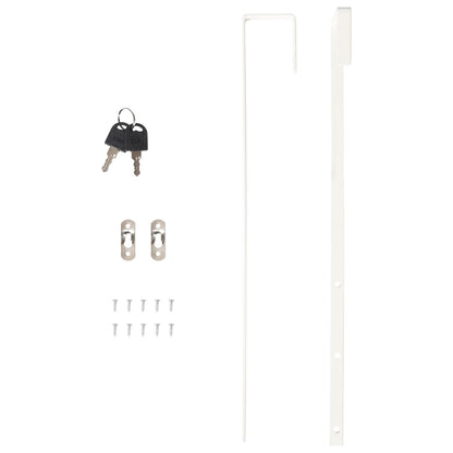 Mirror Jewellery Cabinet Wall Mounted 30x8,5x106 cm