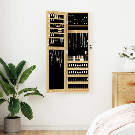 Mirror Jewellery Cabinet Wall Mounted 30x8,5x106 cm
