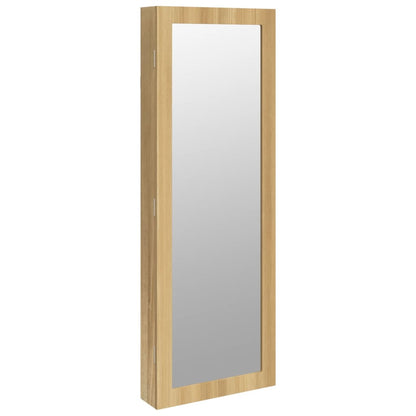 Mirror Jewellery Cabinet Wall Mounted 37,5x10x106 cm
