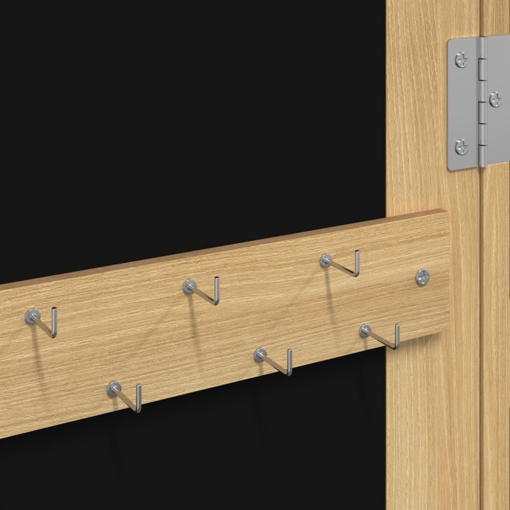 Mirror Jewellery Cabinet Wall Mounted 37,5x10x106 cm