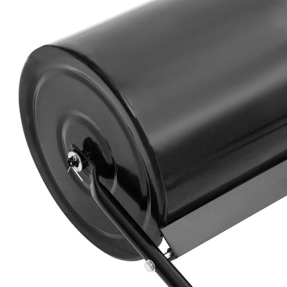 Garden Lawn Roller Push Black 63 L Iron