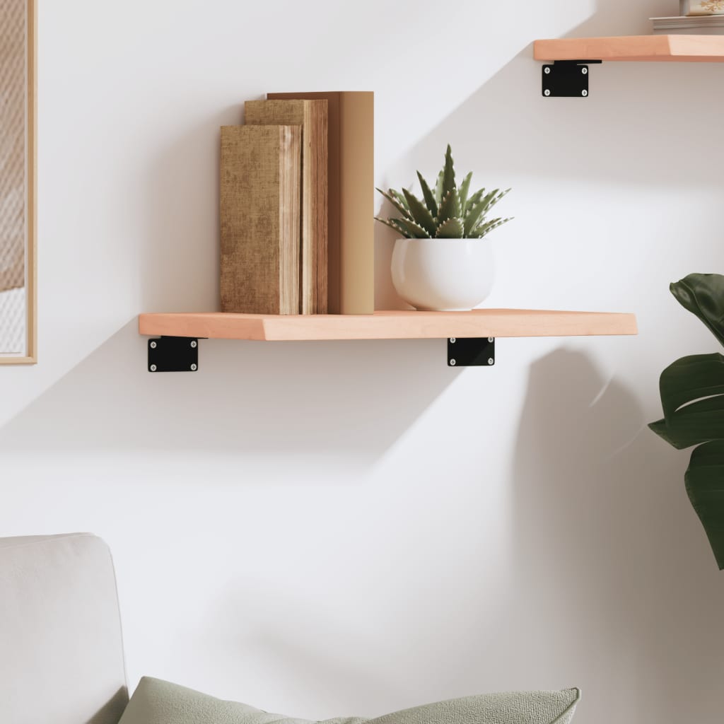 Wall Shelf 40x30x2 cm Untreated Solid Wood Oak