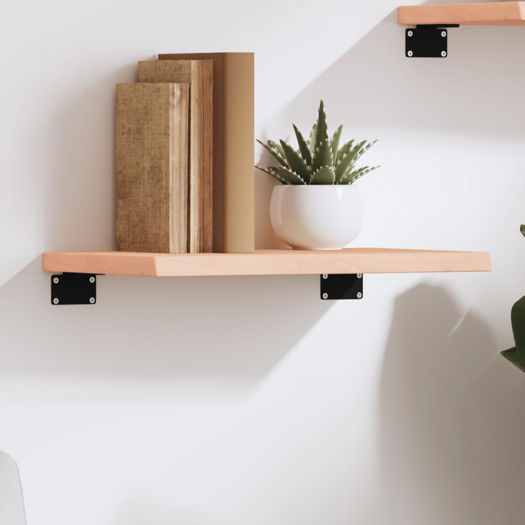 Wall Shelf 40x30x2 cm Untreated Solid Wood Oak