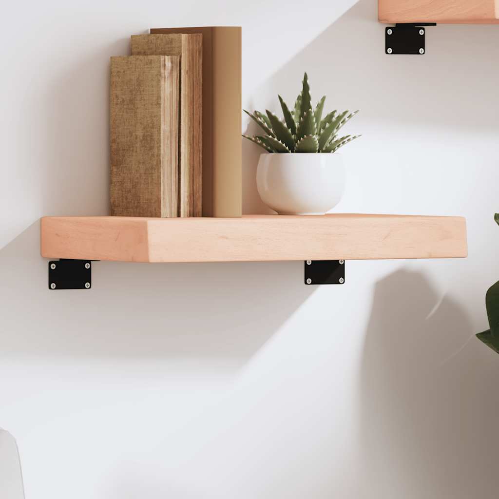 Wall Shelf 40x30x(2-6) cm Untreated Solid Wood Oak