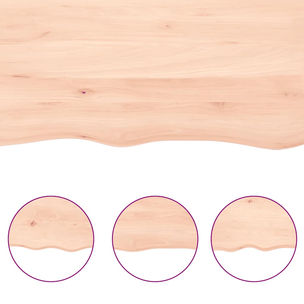 Wall Shelf 40x40x(2-6) cm Untreated Solid Wood Oak