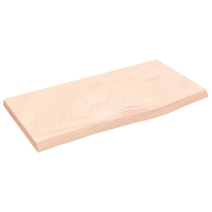 Wall Shelf 60x30x2 cm Untreated Solid Wood Oak