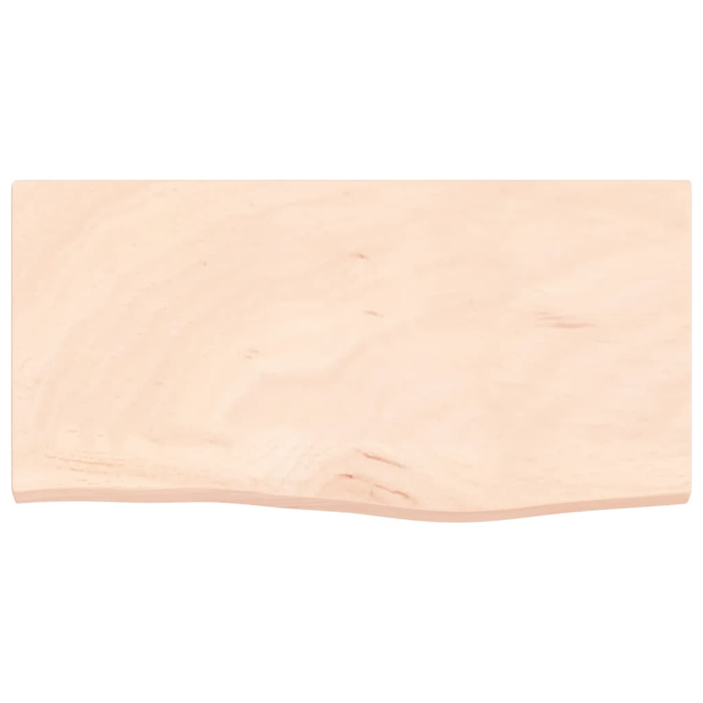 Wall Shelf 60x30x2 cm Untreated Solid Wood Oak