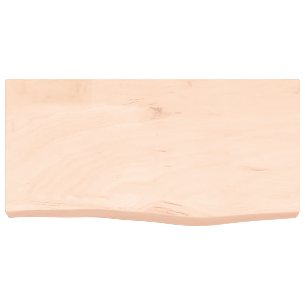 Wall Shelf 60x30x(2-6) cm Untreated Solid Wood Oak